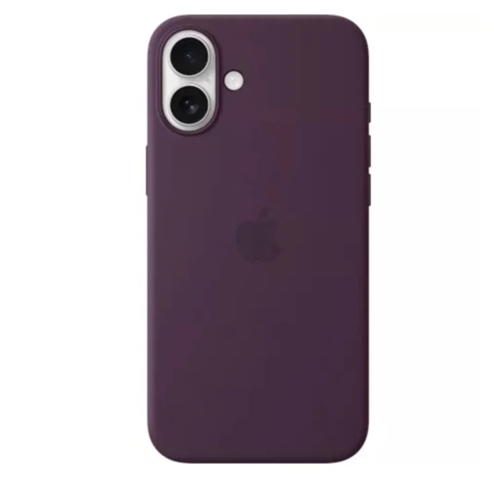 NIB Apple Silicone Case with MagSafe for iPhone 16 Plus -- Plum